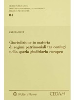 GIURISDIZIONE IN MATERIA DI REGIMI PATRIMONIALI TRA CONIUGI NELL SPAZIO