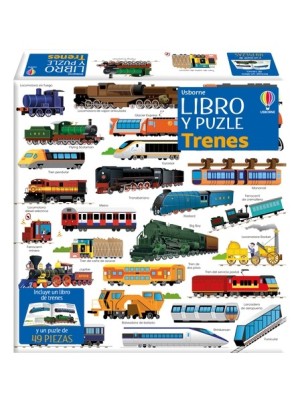 TRENES LIBRO PUZLE