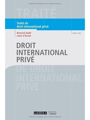 DROIT INTERNATIONAL PRIVÉ