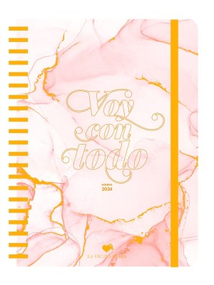 AGENDA ANUAL SEMANAL 2024 LA VECINA RUBIA