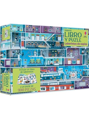 LABERINTOS DE ESPÍAS (LIBRO Y PUZLE)