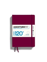 CUADERNO A5 DURA LISO GRANATE PAPEL 120g