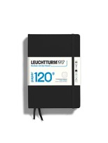 CUADERNO A5 DURA PUNTOS NEGRO PAPEL 120g