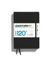 CUADERNO A5 DURA PUNTOS NEGRO PAPEL 120g