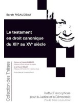 TESTAMENT EN DROIT CANONIQUE DU XII AU XV SIECLE