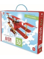 CONSTRUYE EL AVION 3D (PUZLE)