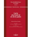 ACTE PLURILATERAL EN DROIT PUBLIC