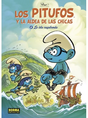 PITUFOS Y LA ALDEA DE LAS CHICAS 6 LA ISLA VAGABUNDA