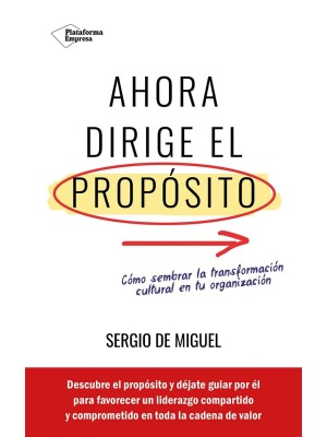 AHORA DIRIGE EL PROPÓSITO