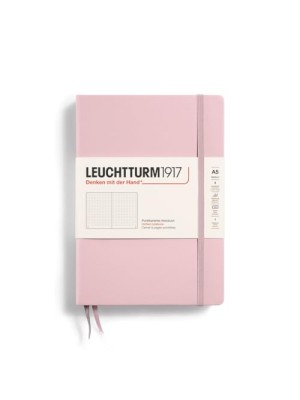 CUADERNO A5 DURA PUNTOS ROSA PALO