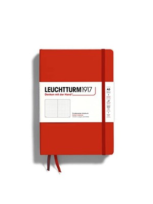 CUADERNO A5 DURA PUNTOS ROJO