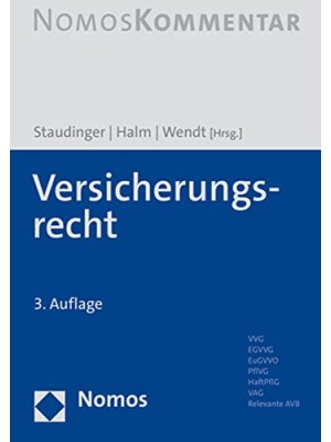 VERSICHERUNGSRECHT 3 AUFLAGE