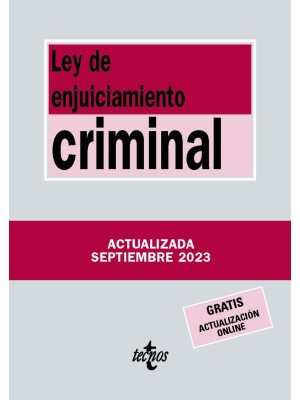 LEY DE ENJUICIAMIENTO CRIMINAL 2023