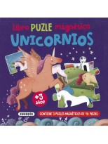 LIBRO PUZLE MAGNÉTICO. UNICORNIOS
