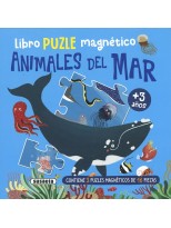 LIBRO PUZLE MAGNÉTICO. ANIMALES DEL MAR