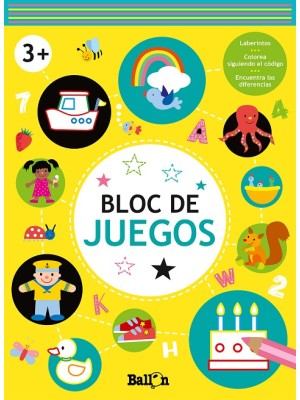 BLOC DE JUEGOS +3 AMARILLO
