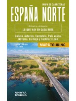 MAPA DE CARRETERAS DE ESPAÑA NORTE 1:340.000 -  (DESPLEGABLE)