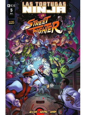 TORTUGAS NINJA VS. STREET FIGHTER NÚM. 5 DE 5