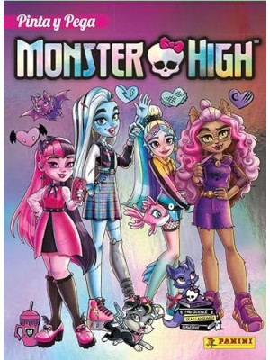 PINTA Y PEGA MONSTER HIGH