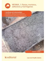 PASTAS, MORTEROS, ADHESIVOS Y HORMIGONES MF0869