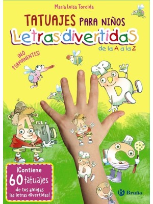 TATUAJES PARA NIÑOS. LETRAS DIVERTIDAS DE LA A A LA Z