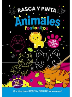 RASCA Y PINTA ANIMALES FOSFORITOS