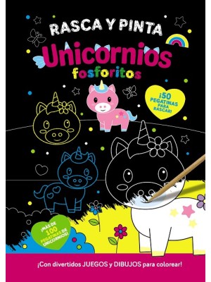 RASCA Y PINTA UNICORNIOS FOSFORITOS