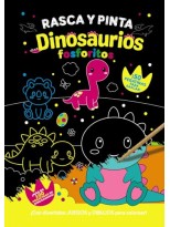 RASCA Y PINTA DINOSAURIOS FOSFORITOS