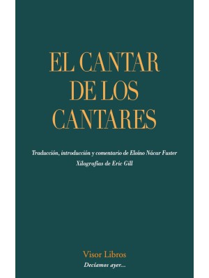 CANTAR DE LOS CANTARES, EL