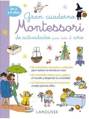 GRAN CUADERNO MONTESSORI DE ACTIVIDADES PARA TODO EL AÑO