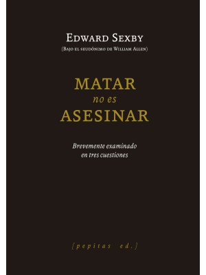 MATAR NO ES ASESINAR