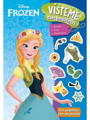 FROZEN. VÍSTEME CON PEGATINAS