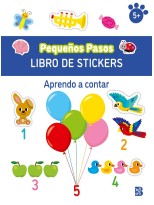 PEQUEÑOS PASOS LIBRO DE STICKERS-APRENDO A CONTAR