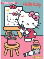 PINTA Y PEGA HELLO KITTY