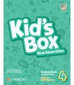 KID'S BOX NEW GENERATION ENGLISH FOR SPANISH SPEAKERS LEVEL 4 ACTIVITY BOOK WITH