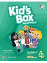 KID'S BOX NEW GENERATION ENGLISH FOR SPANISH SPEAKERS LEVEL 4 PUPIL'S BOOK WITH