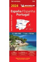 ESPAÑA Y PORTUGAL 734 MAPA CARRETERAS