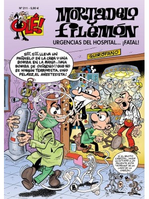 OLE Nº 211 MORTADELO Y FILEMON URGENCIAS DEL HOSPITAL FATAL
