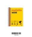 MAFALDA AGENDA PERPETUA ANILLADA FRIENDS AMARILLA