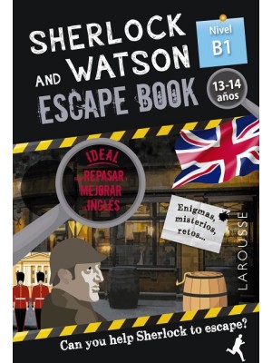 SHERLOCK & WATSON ESCAPE BOOK PARA REPASAR INGLÉS 13-14 AÑOS