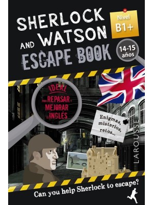 SHERLOCK & WATSON ESCAPE BOOK PARA REPASAR INGLÉS 14-15 AÑOS