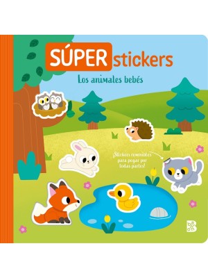 SUPER STICKERS LOS ANIMALES BEBE