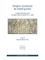 FAMIGLIA E CIRCOLAZIONE DEI MODELLI GIURIDICI