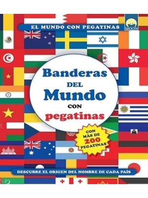 BANDERAS DEL MUNDO CON PEGATINAS