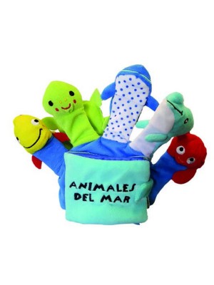 ANIMALES DEL MAR (LIBRO GUANTE CON TÍTERES DE DEDO)