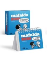 CALENDARIO 2025 MAFALDA ESCRITORIO TURQUESA CON CA