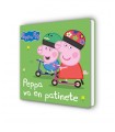 PEPPA PIG. LIBRO DE CARTÓN - PEPPA VA EN PATINETE