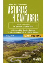 MAPA DE CARRETERAS ASTURIAS Y CANTABRIA (DESPLEGABLE), ESCALA 1:340.000