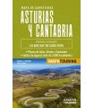 MAPA DE CARRETERAS ASTURIAS Y CANTABRIA (DESPLEGABLE), ESCALA 1:340.000