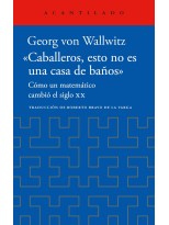 CABALLEROS, ESTO NO ES UNA CASA DE BAÑOS»
